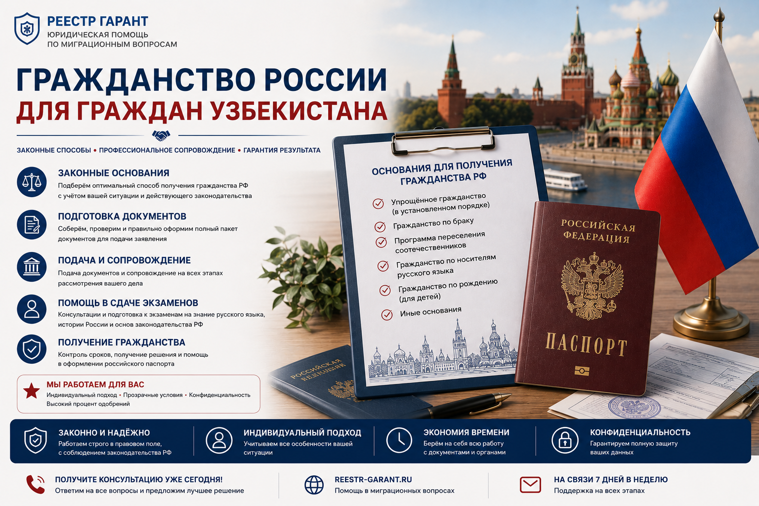 Гражданство России для граждан Узбекистана | Реестр Гарант
