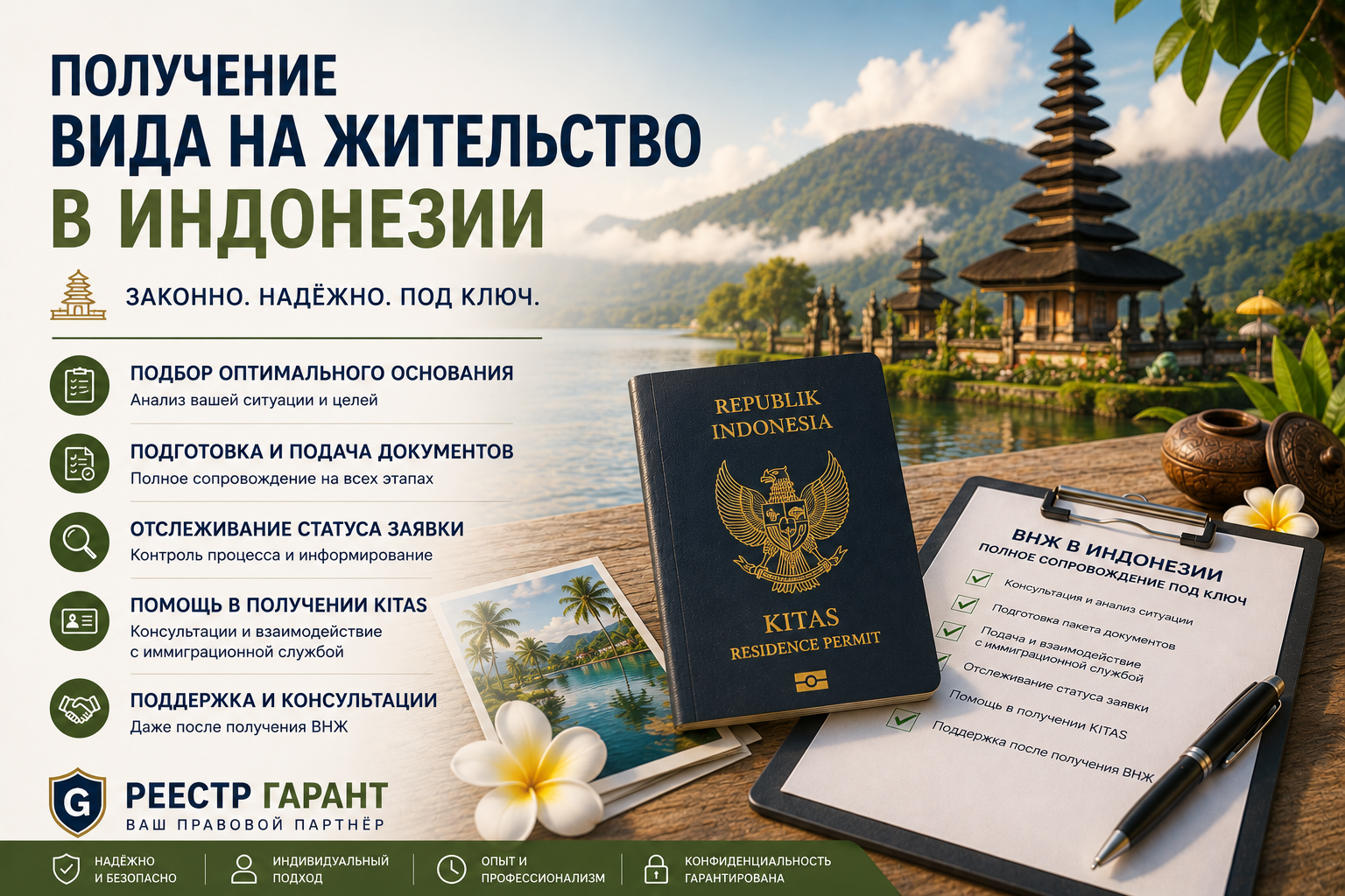 Получение вида на жительство в Индонезии | Реестр Гарант