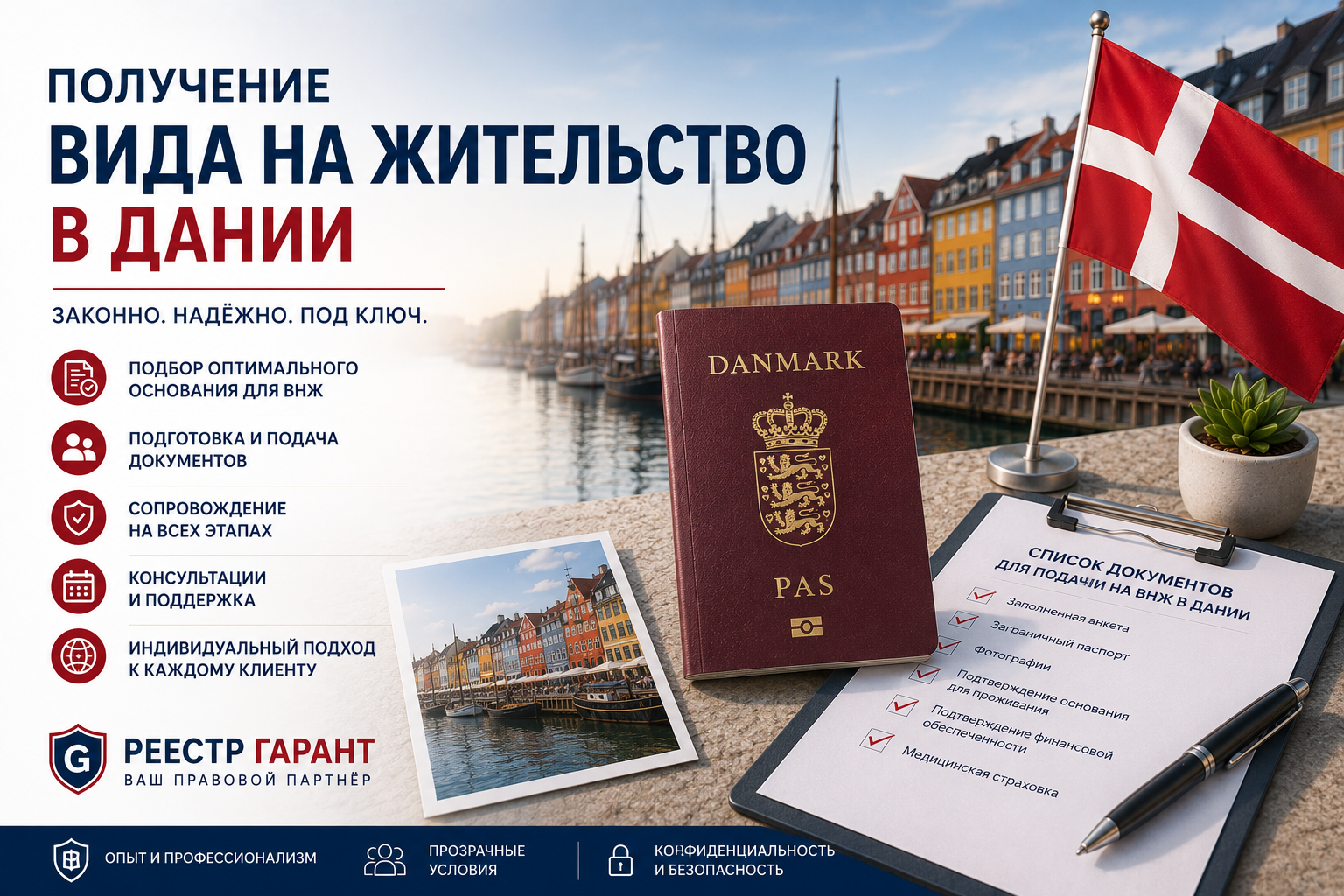 Получение вида на жительство в Дании | Реестр Гарант