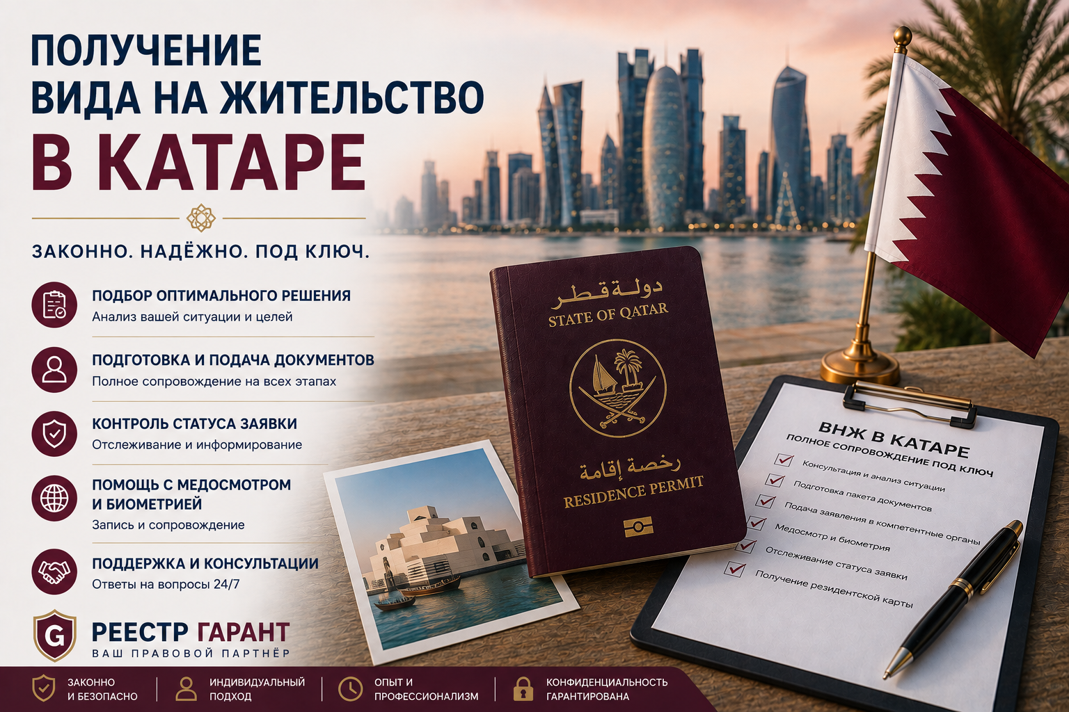 Получение вида на жительство в Катаре | Реестр Гарант